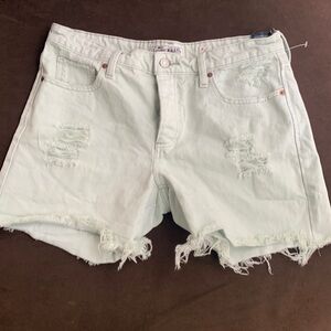 Lucky Brand Light green Jeans shorts (size 6/28)